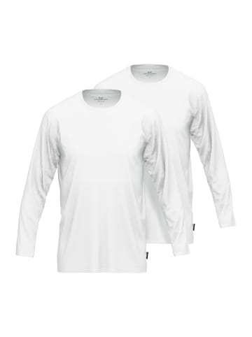 Götzburg Longsleeve 2Er Pack California in weiß-hell-uni