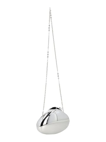 faina Women Clutch in Silver