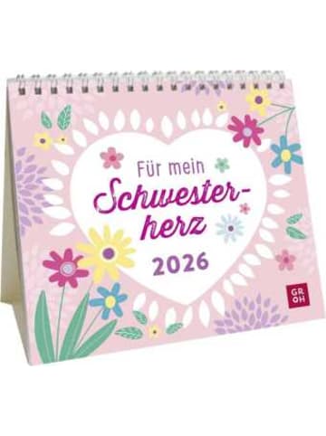 Groh Kalender - Mini-Kalender 2026: Für mein Schwesterherz