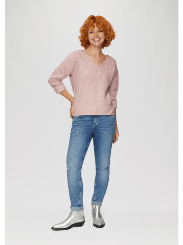 QS Strickpullover langarm in Pink