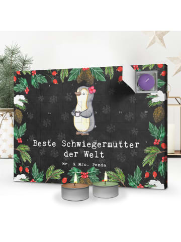 Mr. & Mrs. Panda Duftkerzen Adventskalender Pinguin Beste Schwie... in Kreidetafel