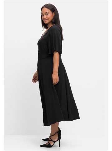 sheego Abendkleid in schwarz