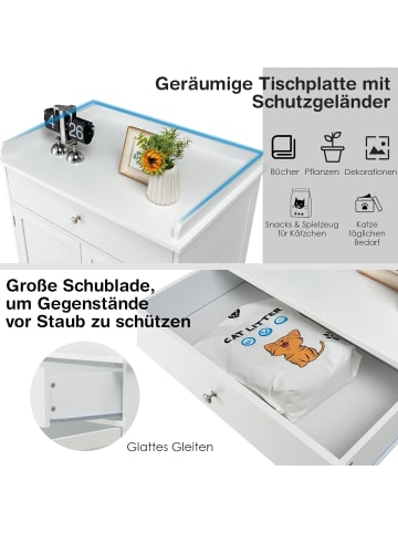 COSTWAY Katzenbaum 50cm in Weiß