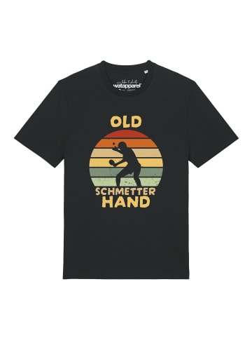 wat? Apparel T-Shirt Old Schmetterhand in Schwarz