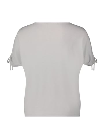 Betty Barclay Oversize-Shirt mit Aufdruck in Grau/Rosa