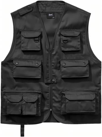Brandit Weste "Hunting Vest" in Schwarz