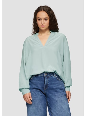 QS Bluse in 7217_salbeigrün