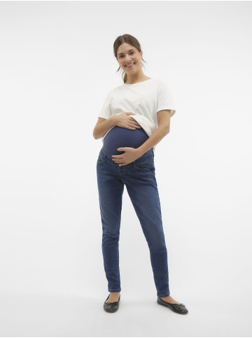 Vero Moda Umstandsjeans mit Skinny Fit in Medium Blue Denim 1