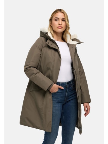 Navahoo Wintermantel Bibber-Beauty 14 in Stone Brown