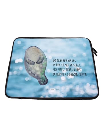 Mr. & Mrs. Panda Notebook Tasche Seekuh Happy mit Spruch in OZeichenanblue
