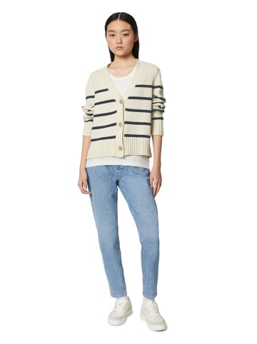 Marc O'Polo DENIM V-Neck-Cardigan relaxed in multi/ white blush