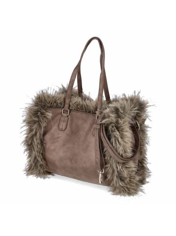 Wende-Shopper in taupe