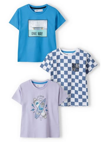 Minoti 3er. Set: T-Shirt 13tee 48 in blau