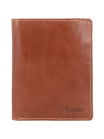 Esquire Denver Geldbörse RFID Leder 9,5 cm in cognac