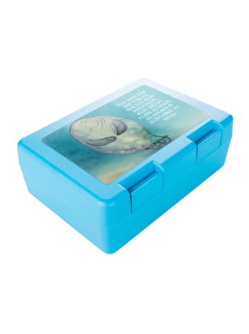 Mr. & Mrs. Panda Bentobox Seekuh Happy Design mit Spruch in Weiß