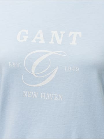 Gant T-Shirt in hellblau