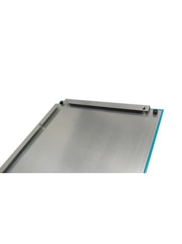 Zeller Memoboard aus Glas in Schwarz, (B) 40 x (L) 60 cm