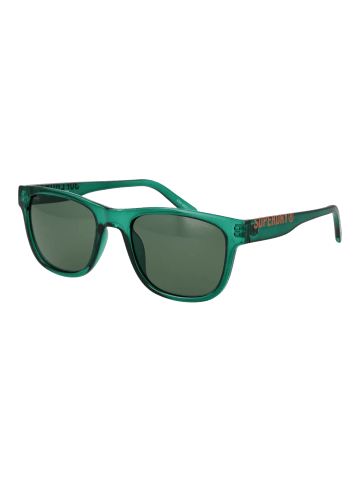 Superdry Unisex Sonnenbrille Trapezförmig Grün