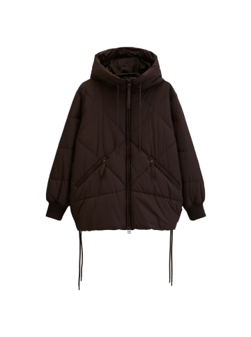 Marc O'Polo DENIM Lange Kapuzen-Steppjacke relaxed in Dolphin