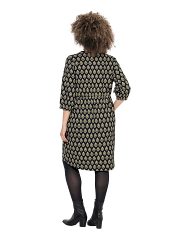 Ulla Popken Jerseykleid in schwarz