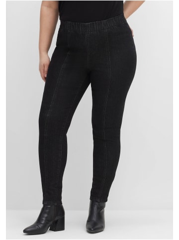 sheego Jeggings in black Denim