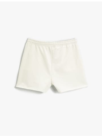 KOTON Shorts in Grauweiß