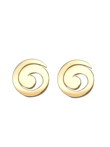 Elli Ohrringe 925 Sterling Silber Spirale in Gold