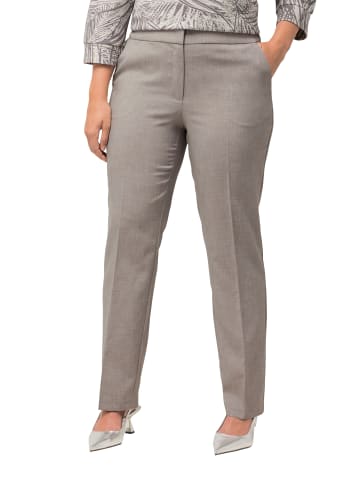 Ulla Popken Hosen in hellgrau mélange