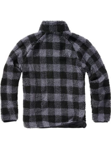 Brandit Fleecejacke/Fleecepullover "Teddyfleece Jacket" in Schwarz