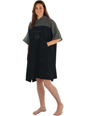 normani Surfer Poncho Kuta in Schwarz