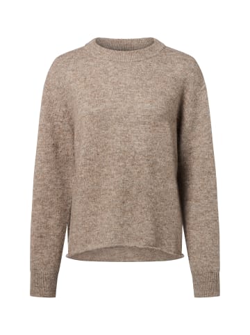 Marie Lund Strickpullover in taupe - 0004