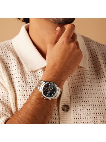 Casio Stahl Chronograph Casio Edifice Silber