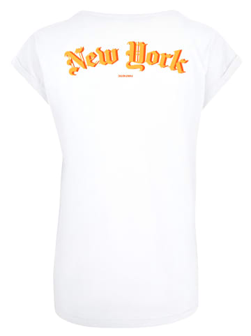F4NT4STIC T-Shirt New York Orange SHORT SLEEVE TEE in weiß