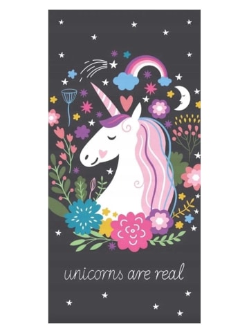 BrandMac Handtuch Unicorn in schwarz