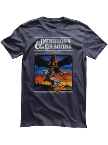 Dungeons And Dragons T-Shirt "Dungeons & Dragons - Expert Rulebook T-Shirt" in Blau
