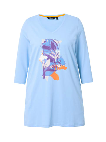 Ulla Popken Longshirt in lichtblau