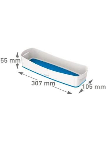 Leitz Aufbewahrungsschale myBox lang weiß/blau
