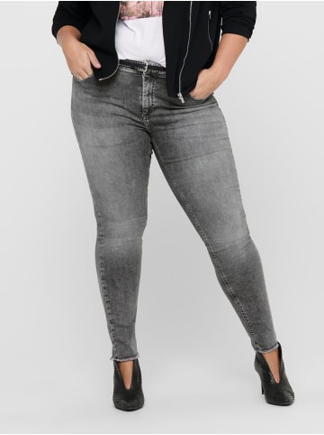 ONLY Carmakoma Skinny Stretch Jeans Curvy Plus Size Denim CARWILLY Übergröße in Grau