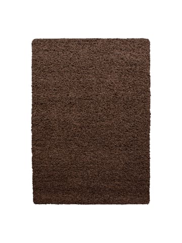 Teppich Boss Hochflor Teppich Lux Mokka