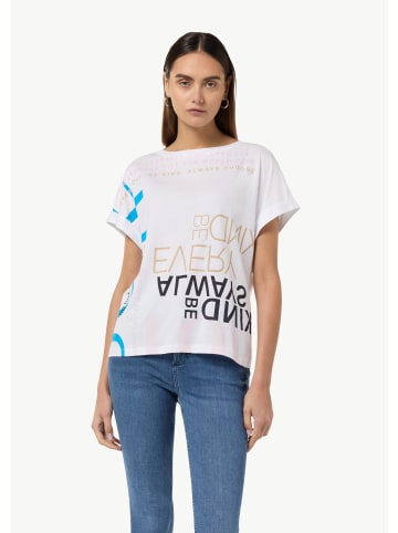 comma CI T-Shirt kurzarm in Weiß