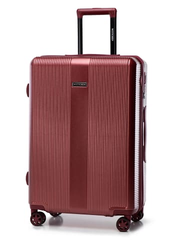 Wittchen MEDIUM-SIZED POLYCARBONATE  SUITCASE in Burgundy