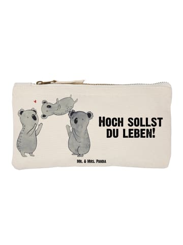 Mr. & Mrs. Panda Mäppchen Koalas Feiern mit Spruch in Weiß