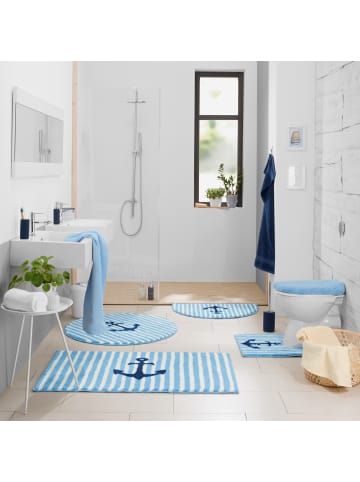 Erwin Müller Badematte Lefkada in hellblau