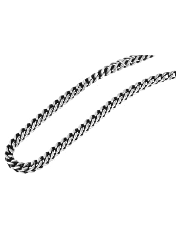 Adeliás Herren Halskette aus Edelstahl 50 cm in silber