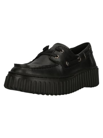Clarks Mokassin Torhill Boat in 1216 Black Leather