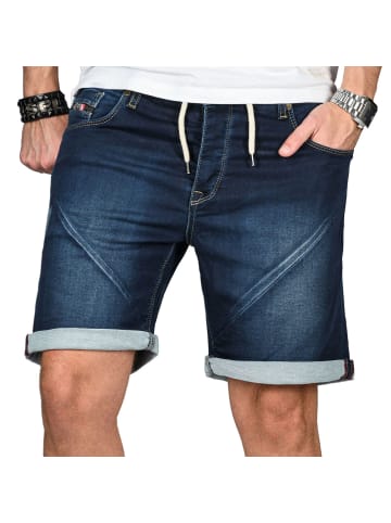 Alessandro Salvarini Jeansshorts Salvarini-Shorts-Multi4 in Dunkelblau