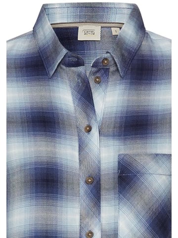 Camel Active Langarmbluse in blue check