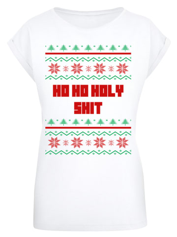 F4NT4STIC T-Shirt Ho Ho Holy in weiß