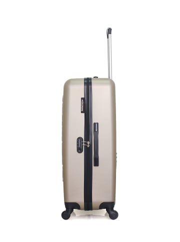 American Travel Großer Koffer BRONX in Beige (95L)