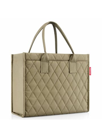 Reisenthel Daily Shopper - Shopper 42 cm (smiley grey) in rhombus olive